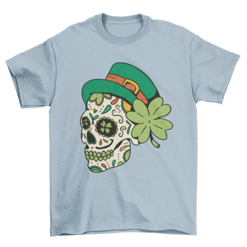 St. Patrick's Skull T-shirt |  Binge T-shirt Shop