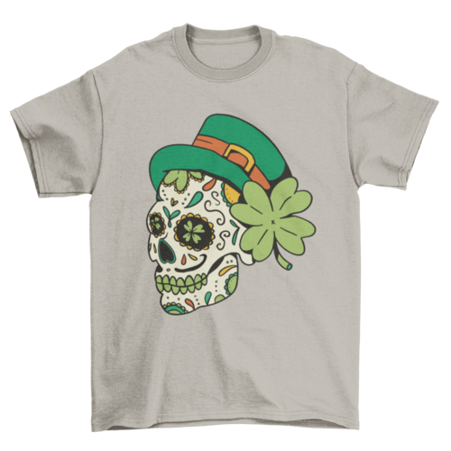 St. Patrick's Skull T-shirt |  Binge T-shirt Shop
