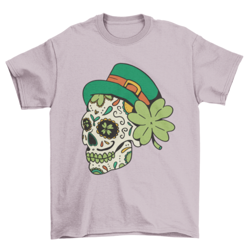 St. Patrick's Skull T-shirt |  Binge T-shirt Shop