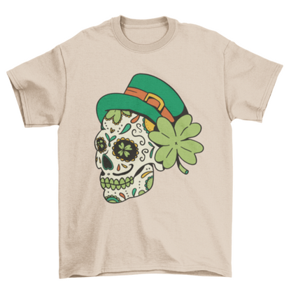St. Patrick's Skull T-shirt |  Binge T-shirt Shop