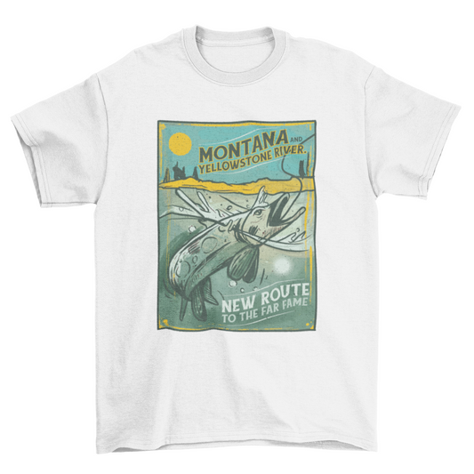 Vintage Fishing T-shirt Design | Binge T-shirt Shop