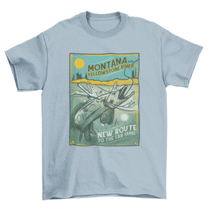 Vintage Fishing T-shirt Design | Binge T-shirt Shop