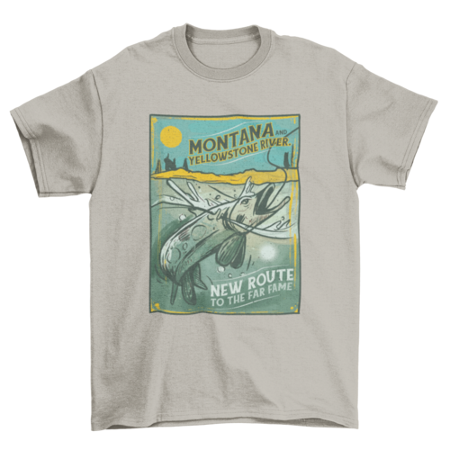 Vintage Fishing T-shirt Design | Binge T-shirt Shop