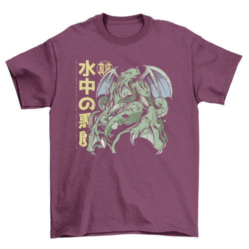 Cthulhu Anime T-shirt  | Binge T-shirt Shop