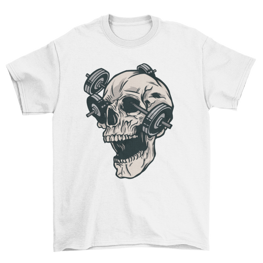 Skull Gym T-shirt | Binge T-shirt Shop
