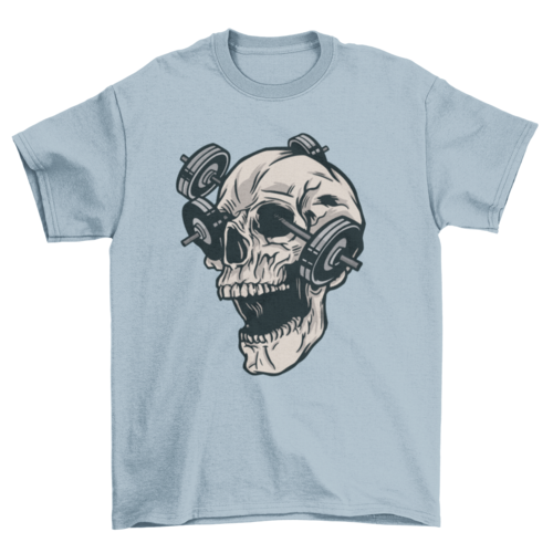 Skull Gym T-shirt | Binge T-shirt Shop