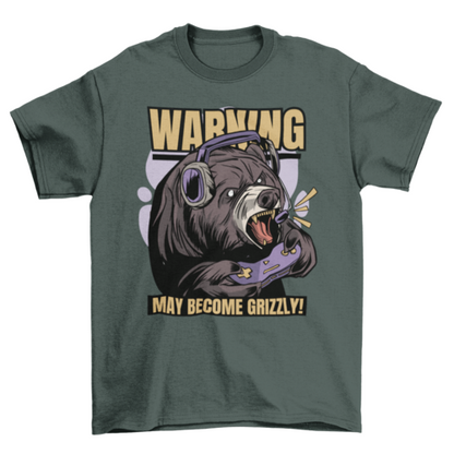 Gaming Bear T-shirt | Binge T-shirt Shop