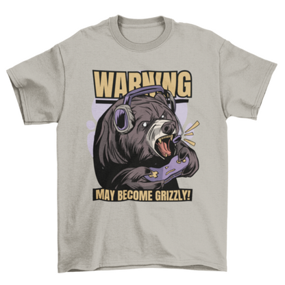 Gaming Bear T-shirt | Binge T-shirt Shop