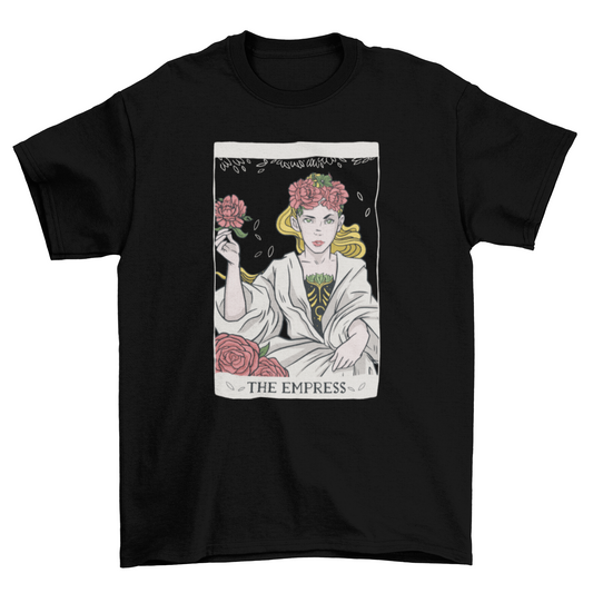 Empress Tarot Card T-shirt | Binge T-shirt Shop