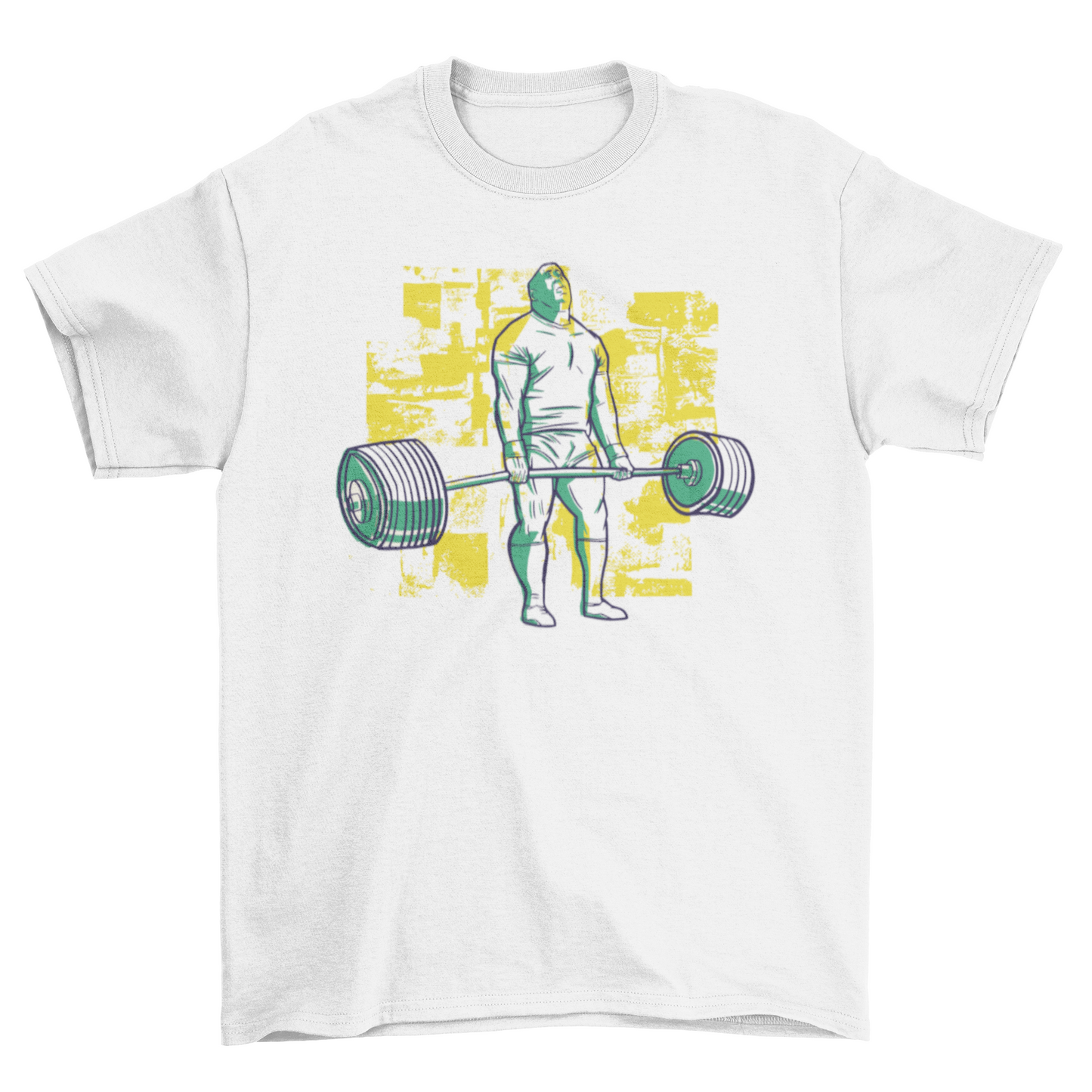 Bodybuilder Deadlift Heavy Harbell Fitness Gym T-shirt | Binge T-shirt Shop