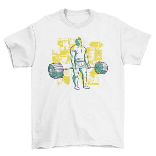 Bodybuilder Deadlift Heavy Harbell Fitness Gym T-shirt | Binge T-shirt Shop