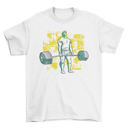 Bodybuilder Deadlift Heavy Harbell Fitness Gym T-shirt | Binge T-shirt Shop