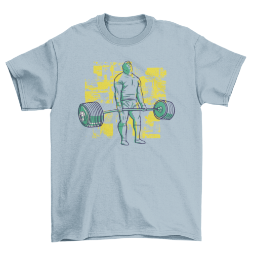 Bodybuilder Deadlift Heavy Harbell Fitness Gym T-shirt | Binge T-shirt Shop
