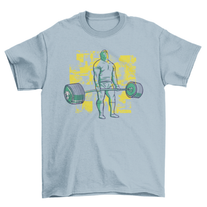 Bodybuilder Deadlift Heavy Harbell Fitness Gym T-shirt | Binge T-shirt Shop