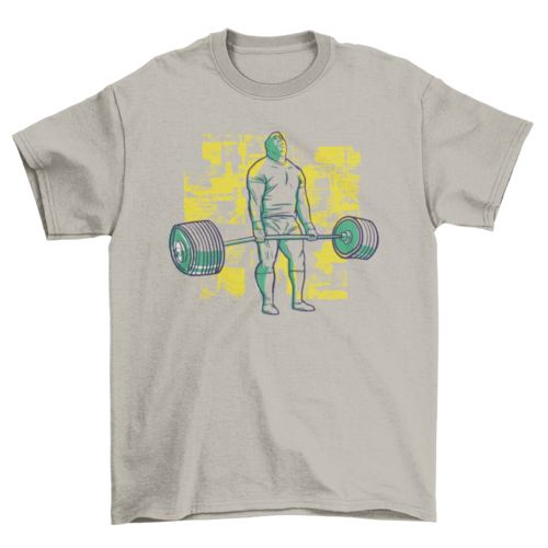 Bodybuilder Deadlift Heavy Harbell Fitness Gym T-shirt | Binge T-shirt Shop