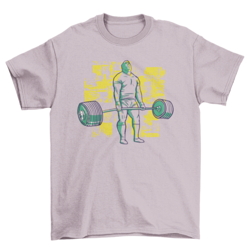 Bodybuilder Deadlift Heavy Harbell Fitness Gym T-shirt | Binge T-shirt Shop