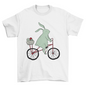 Easter Bunny Riding Bike T-shirt Design | Binge T-shirt Shop