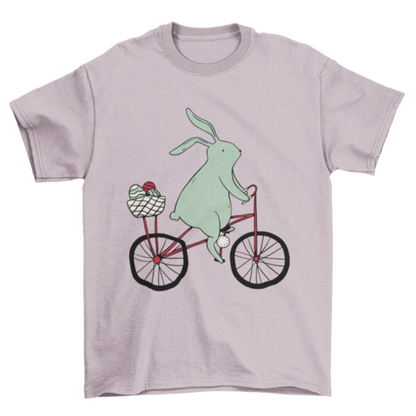 Easter Bunny Riding Bike T-shirt Design | Binge T-shirt Shop