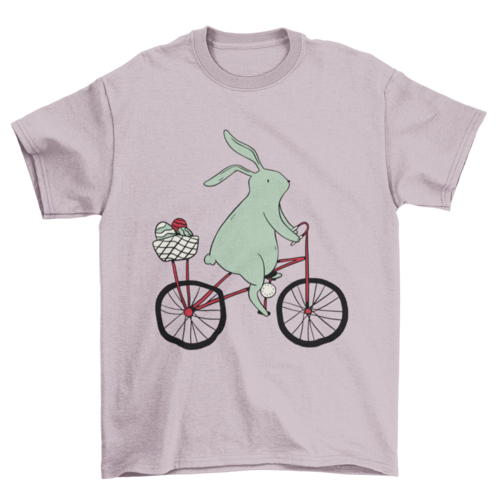 Easter Bunny Riding Bike T-shirt Design | Binge T-shirt Shop
