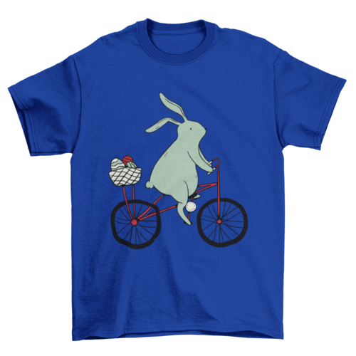 Easter Bunny Riding Bike T-shirt Design | Binge T-shirt Shop