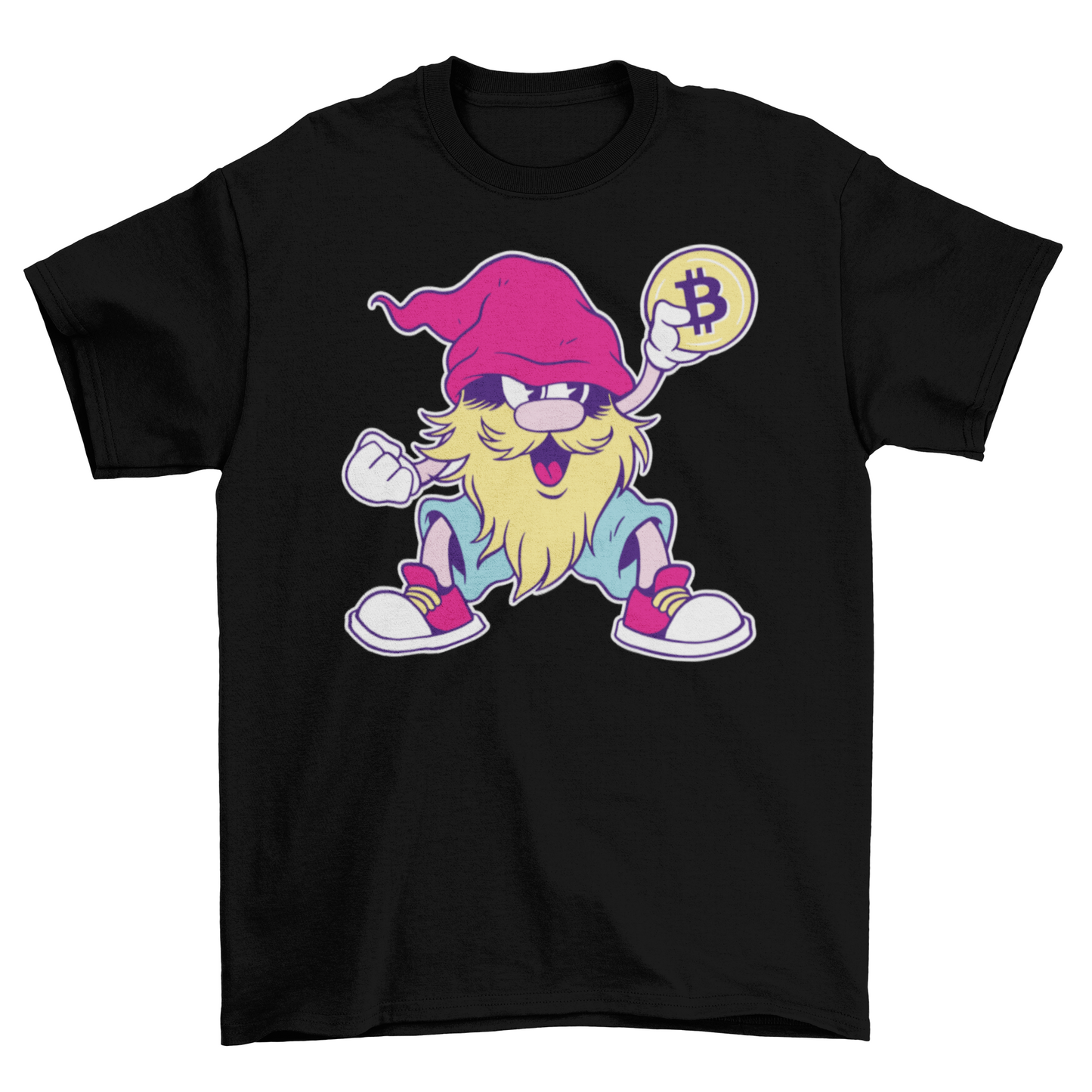 Bitcoin Gnome T-shirt | Binge T-shirt Shop