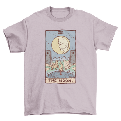 The Moon Tarot Card T-shirt | Binge T-shirt Shop