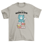 Books and cats cute t-shirt