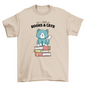 Books and cats cute t-shirt