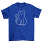 Minimalist Cat T-shirt | Binge T-shirt Shop