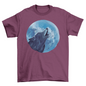 Wolf Howling Illustration T-shirt | Binge T-shirt Shop