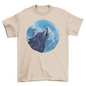 Wolf Howling Illustration T-shirt | Binge T-shirt Shop