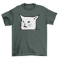 Unimpressed Meh Black Cat T-shirt | Binge T-shirt Shop