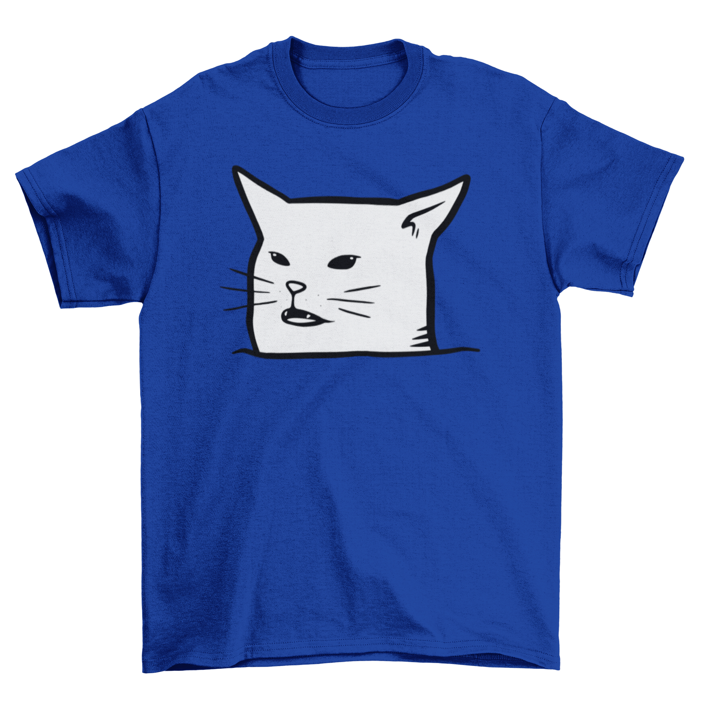 Unimpressed Meh Black Cat T-shirt | Binge T-shirt Shop