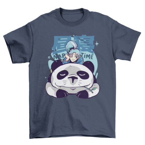 Panda Nap Time Anime T-shirt | Binge T-shirt Shop