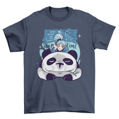 Panda Nap Time Anime T-shirt | Binge T-shirt Shop