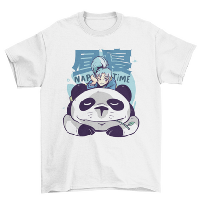 Panda Nap Time Anime T-shirt | Binge T-shirt Shop