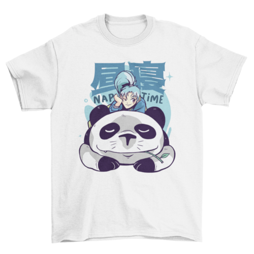 Panda Nap Time Anime T-shirt | Binge T-shirt Shop