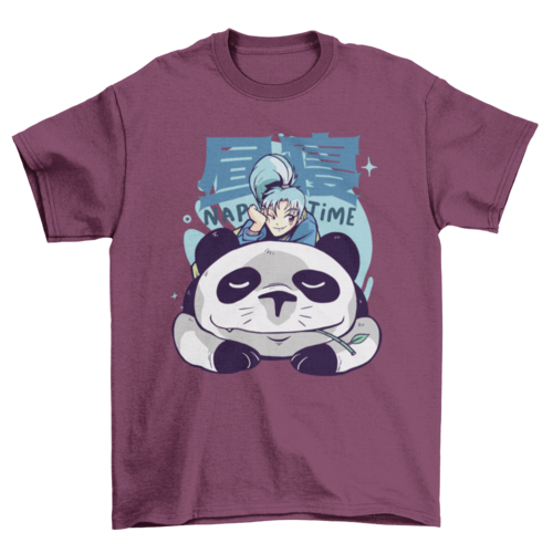 Panda Nap Time Anime T-shirt | Binge T-shirt Shop