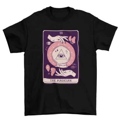 Magician Mystical Tarot Card T-shirt Design | Binge T-shirt Shop