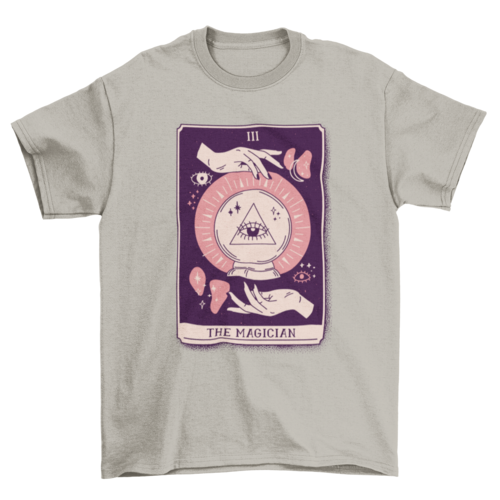 Magician Mystical Tarot Card T-shirt Design | Binge T-shirt Shop