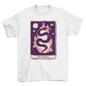 Snake mystical tarot card t-shirt