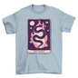 Snake mystical tarot card t-shirt