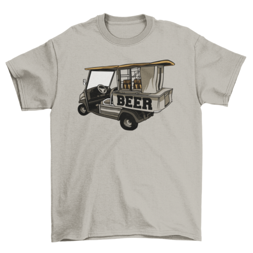 Golf Cart Beer T-shirt | Binge T-shirt Shop