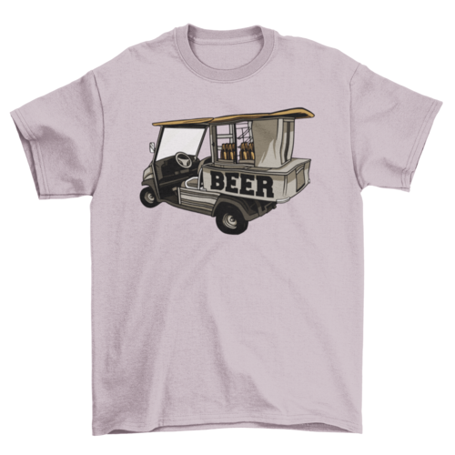 Golf Cart Beer T-shirt | Binge T-shirt Shop
