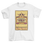 Pixel tarot card music cassette t-shirt