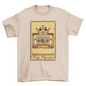 Pixel tarot card music cassette t-shirt