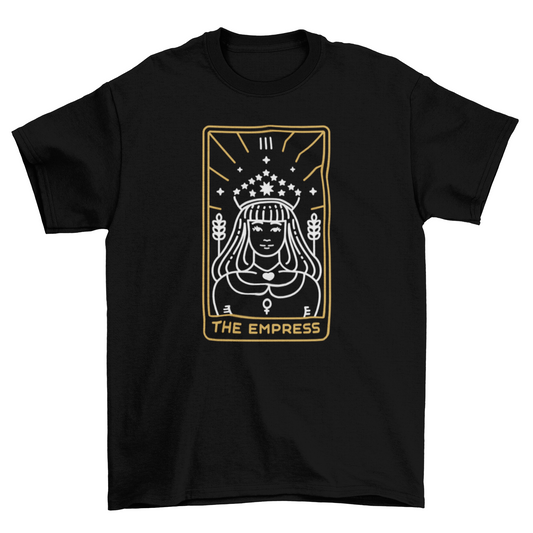 Tarot Empress Card Astrology T-shirt | Binge T-shirt Shop