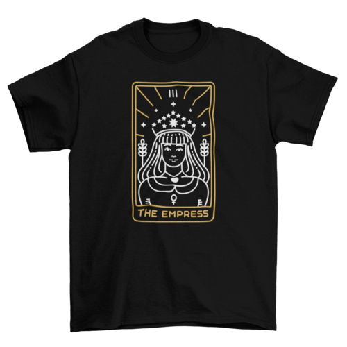 Tarot Empress Card Astrology T-shirt | Binge T-shirt Shop
