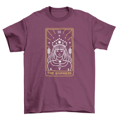Tarot Empress Card Astrology T-shirt | Binge T-shirt Shop