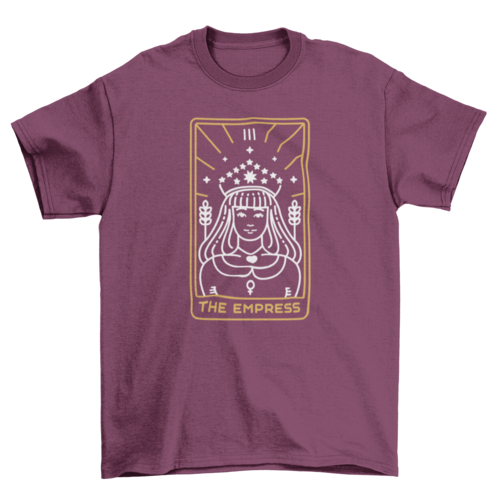 Tarot Empress Card Astrology T-shirt | Binge T-shirt Shop